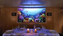 SL100 ARIA -  Dining Table at Night